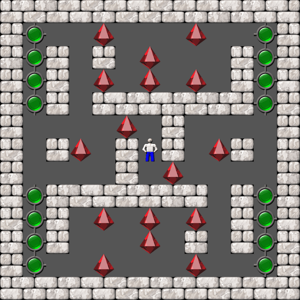 Сокобан Cubes & Tubes уровень 14